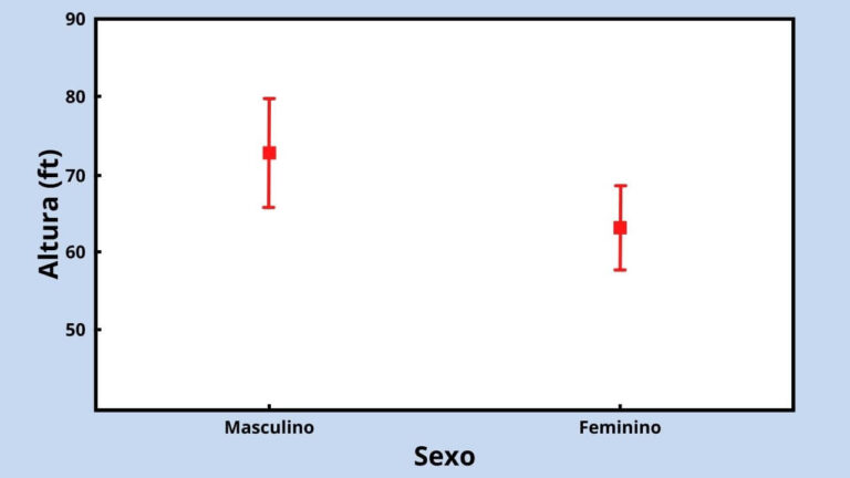 GRÁFICO DE MÉDIA COM BARRA DE ERROS